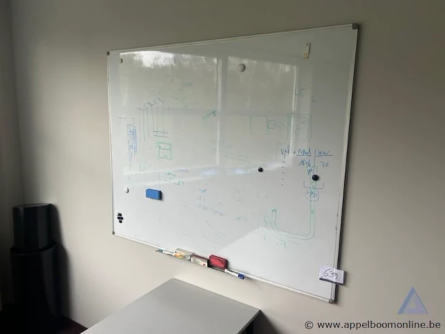 Whiteboard afm 150x120cm - afbeelding 1 van  2