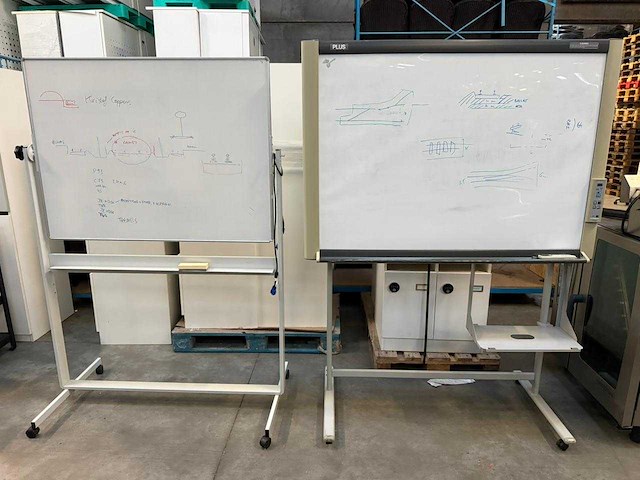 Whiteboards en flipovers (2x) - afbeelding 1 van  5