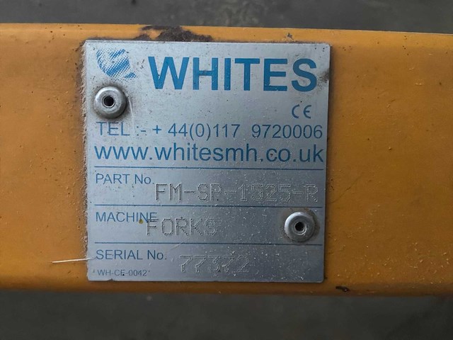 Whites fm-sp-1525-r sneeuwschuiver voor heftruck - afbeelding 1 van  1
