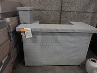 Wicker barmeubel manutti + ijsemmer - afbeelding 1 van  7