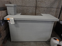 Wicker barmeubel manutti + ijsemmer - afbeelding 5 van  7