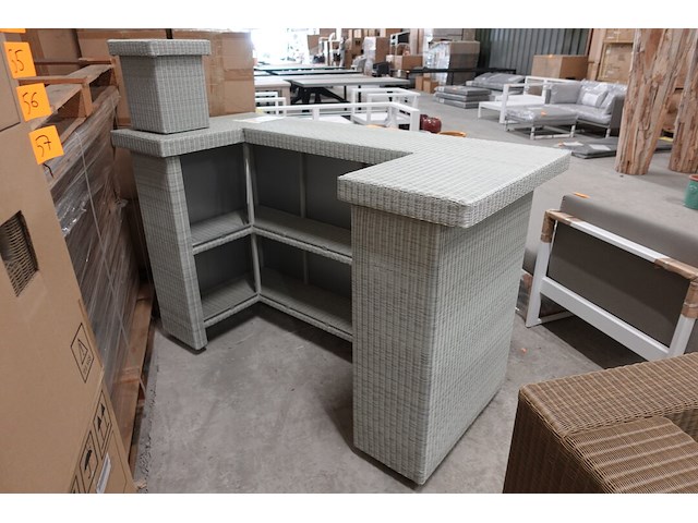 Wicker barmeubel manutti - afbeelding 3 van  4