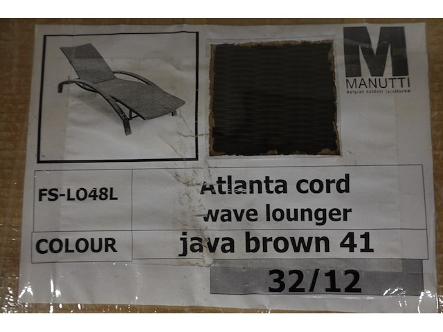 Wicker ligbed manutti - afbeelding 1 van  3