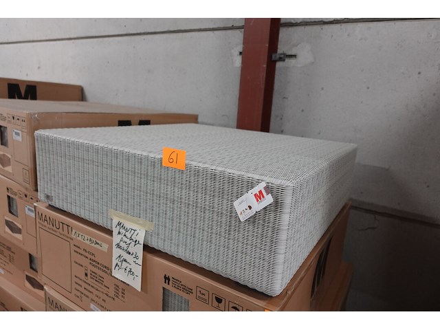 Wicker poef manutti - afbeelding 2 van  3