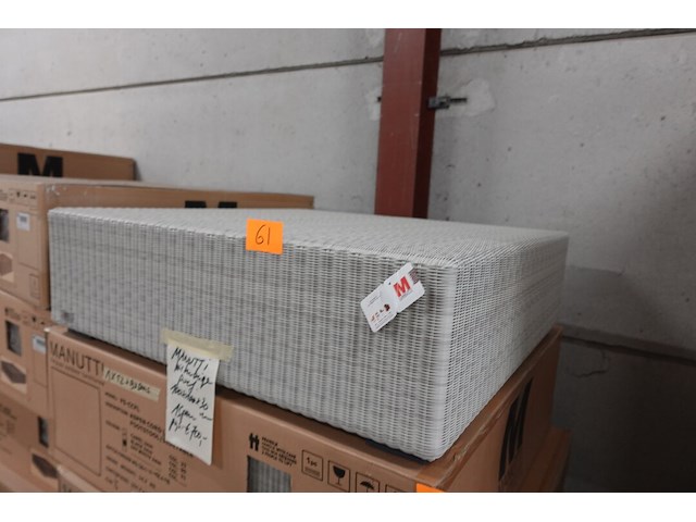 Wicker poef manutti - afbeelding 2 van  3