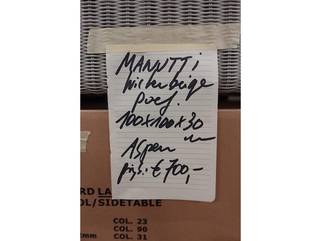 Wicker poef manutti - afbeelding 3 van  3