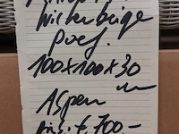 Wicker poef manutti - afbeelding 3 van  3