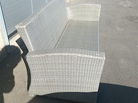 Wicker tuinbank - afbeelding 2 van  3