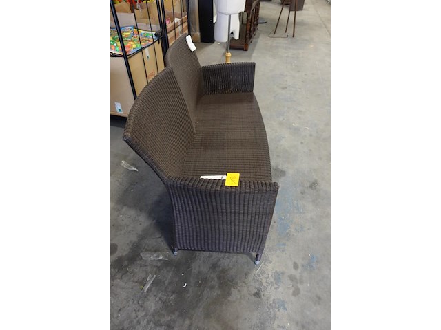Wicker zitbank - afbeelding 2 van  4