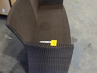 Wicker zitbank - afbeelding 2 van  4
