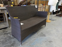 Wicker zitbank - afbeelding 3 van  4