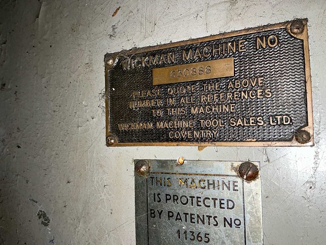 Wickman machine tool sales ltd. carrouseldraaibank - afbeelding 3 van  12