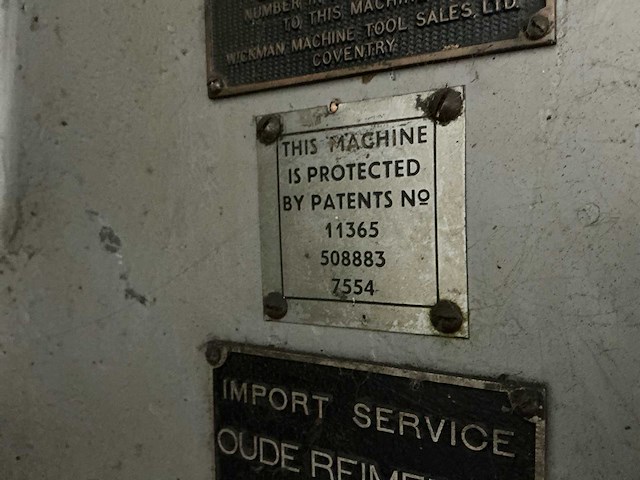 Wickman machine tool sales ltd. carrouseldraaibank - afbeelding 4 van  12