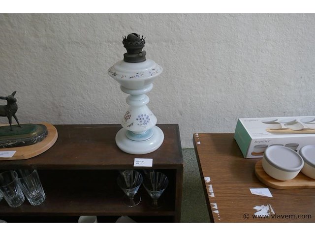 Wieklamp in glas - afbeelding 1 van  2