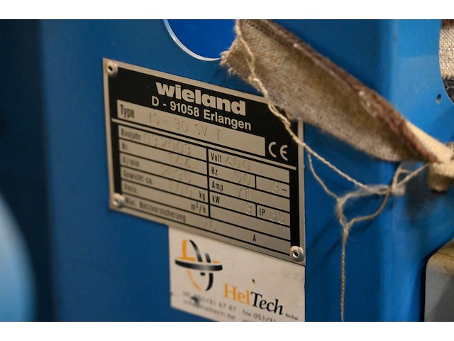 Wieland industriele stofzuiger - afbeelding 2 van  2