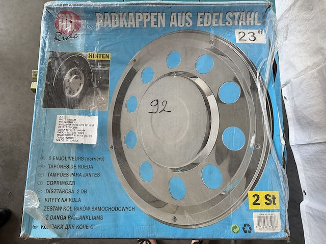 Wieldoppen 23 inch - afbeelding 1 van  1