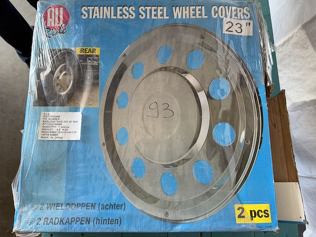 Wieldoppen 23 inch - afbeelding 1 van  1