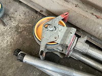 Wielen voor rolsteiger (4x) - afbeelding 3 van  3