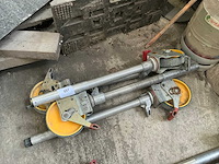 Wielen voor rolsteiger (4x) - afbeelding 1 van  4