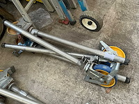 Wielen voor rolsteiger (4x) - afbeelding 1 van  4