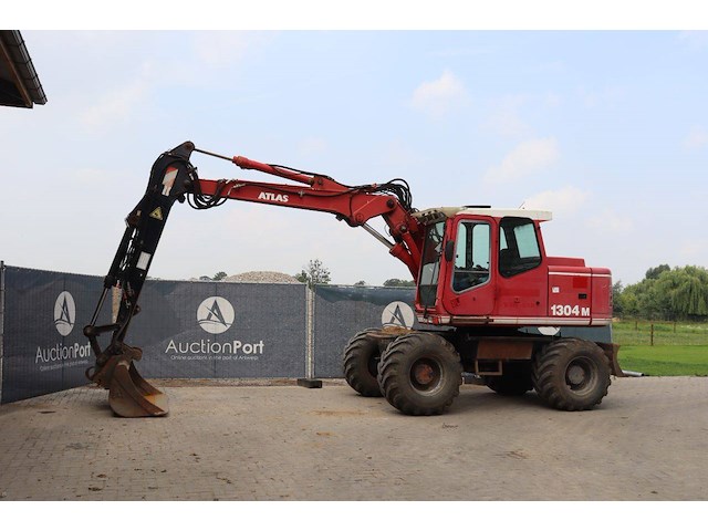 Wielgraafmachine atlas 1304 m diesel 59.5kw 2003 - afbeelding 1 van  1