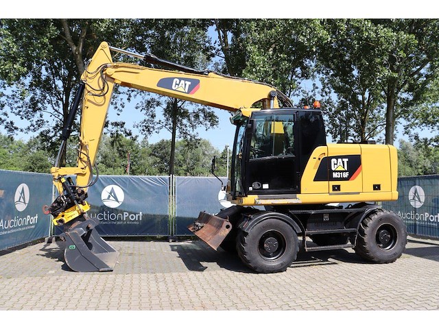 Wielgraafmachine caterpillar m316f diesel 105kw - afbeelding 1 van  1