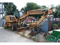 Wielgraafmachine, compactor, garagedekken