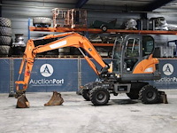 Wielgraafmachine doosan dx55wk diesel 42.4kw 2015 - afbeelding 1 van  1