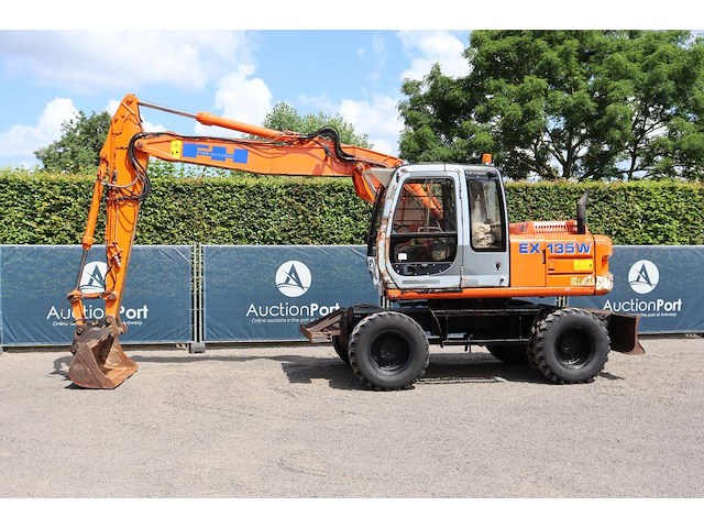 Wielgraafmachine fiat hitachi ex135w diesel 76kw 2000 - afbeelding 1 van  1