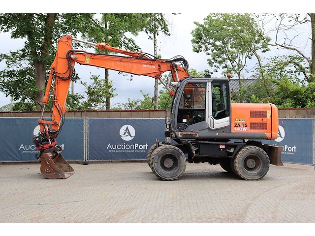 Wielgraafmachine hitachi zaxis zx140w-3 diesel 90kw 2009 - afbeelding 1 van  1