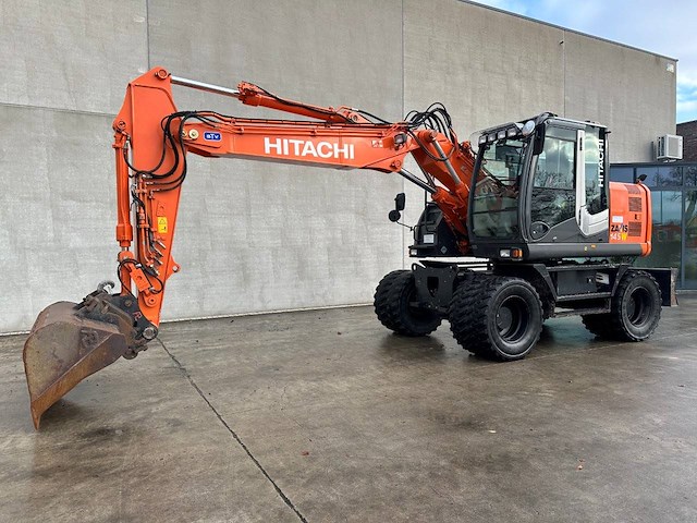 Wielgraafmachine hitachi zx145w-3 diesel 2012 - afbeelding 1 van  1