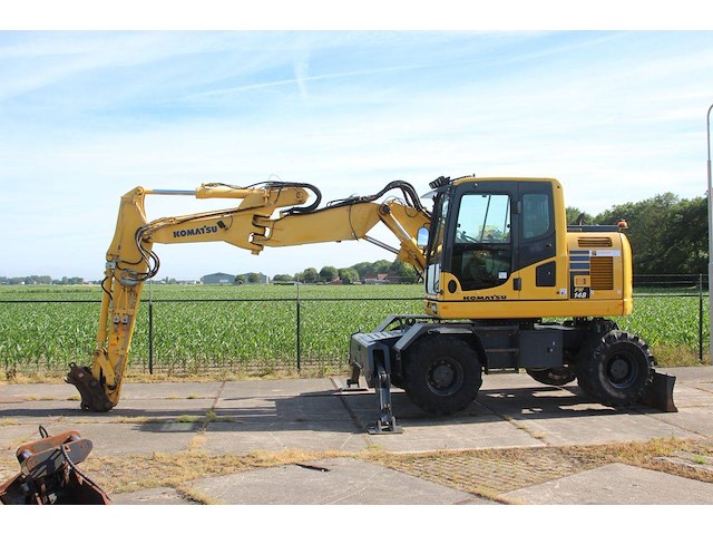 Wielgraafmachine komatsu pw148-10 diesel 90kw 2018 - afbeelding 1 van  1