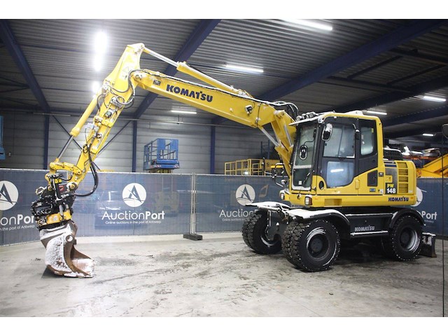 Wielgraafmachine komatsu pw148 diesel 86kw - afbeelding 1 van  1