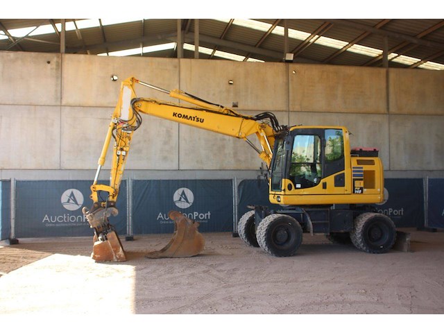 Wielgraafmachine komatsu pw148 diesel 90kw 2014 - afbeelding 1 van  1
