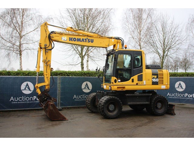 Wielgraafmachine komatsu pw160-8 diesel 97kw 2015 - afbeelding 1 van  1