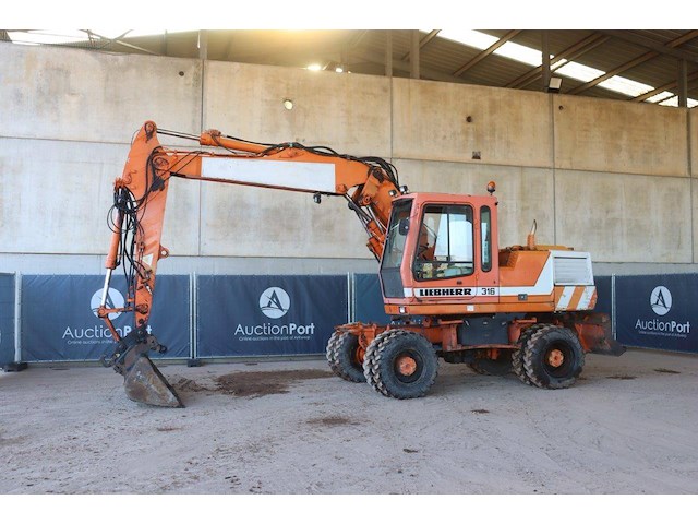 Wielgraafmachine liebherr a316 diesel 112pk 1998 - afbeelding 1 van  1