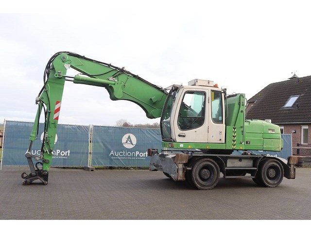 Wielgraafmachine liebherr diesel met steunpoten - afbeelding 1 van  1