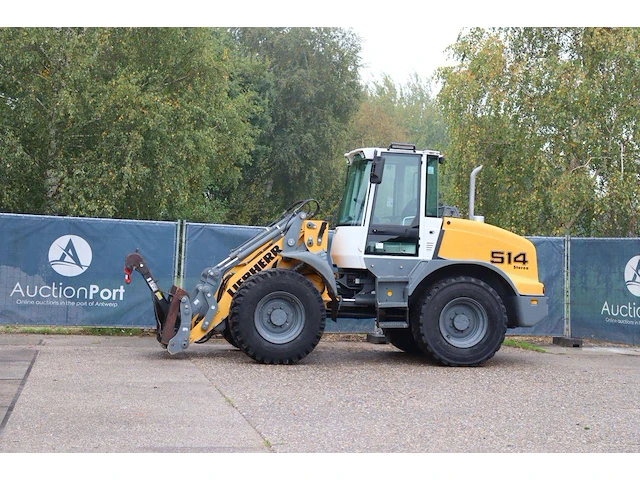 Wiellader liebherr l514 stereo diesel 76kw 2016 - afbeelding 1 van  1