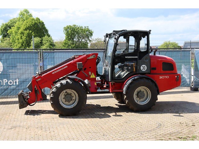 Wiellader weidemann 3070cx80-lpt diesel 55.1kw 2016 - afbeelding 1 van  1