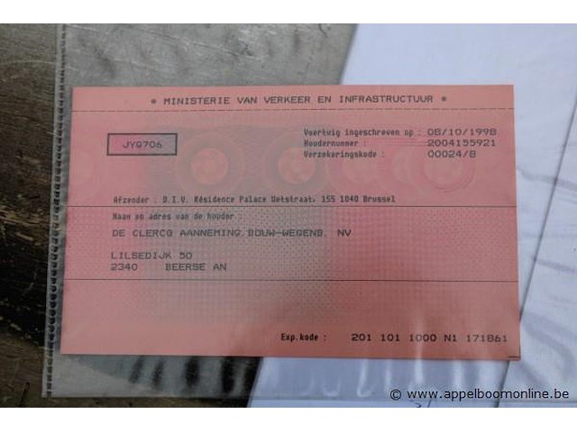 Wiellader zetelmayer zl 502 serienummer 0504019, bj 1997 - afbeelding 8 van  9