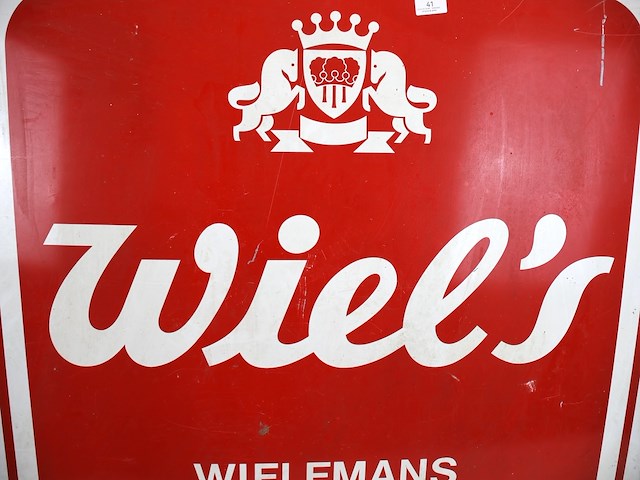 Wiel's metalen bord - afbeelding 2 van  7