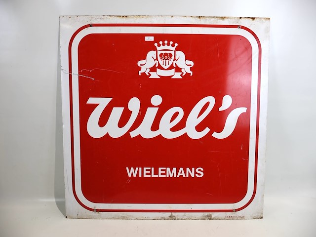 Wiel's metalen bord - afbeelding 1 van  7