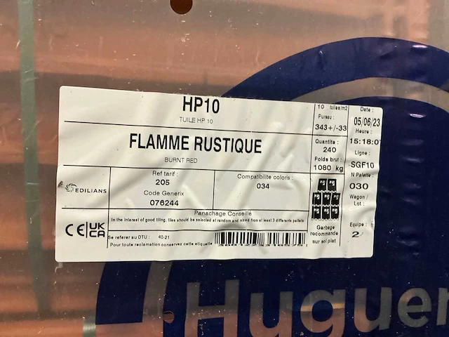Wienerberger flamme rustique partij sneldek- dakpan - afbeelding 2 van  4