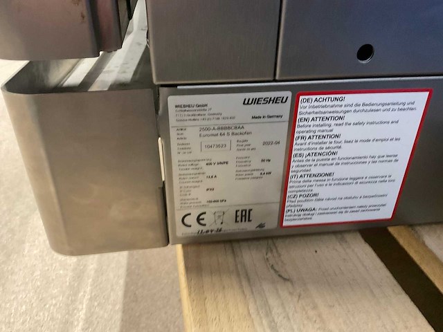 Wiesheu ablufthaube 64 x0564-a-aiba broodoven - afbeelding 3 van  6