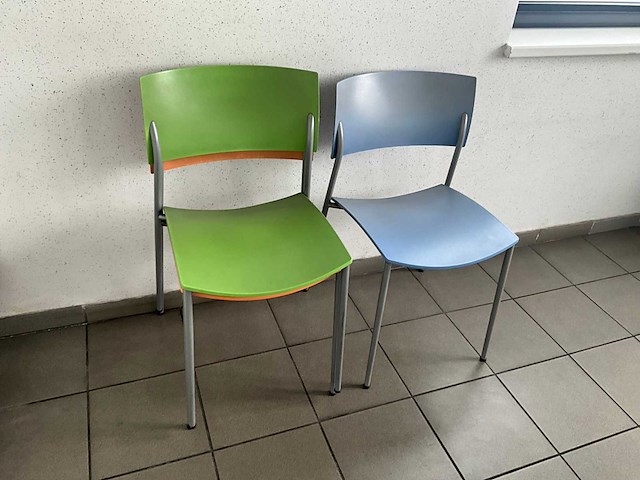 Wiesner hager stapelbare bijzetstoelen (6x) - afbeelding 1 van  3