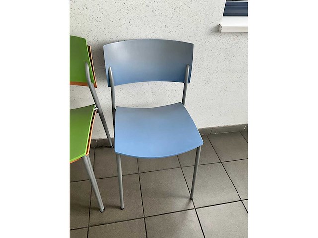 Wiesner hager stapelbare bijzetstoelen (6x) - afbeelding 2 van  6