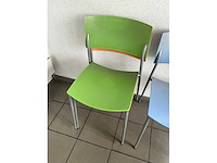 Wiesner hager stapelbare bijzetstoelen (6x) - afbeelding 3 van  6