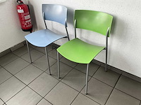 Wiesner hager stapelbare bijzetstoelen (6x) - afbeelding 2 van  3
