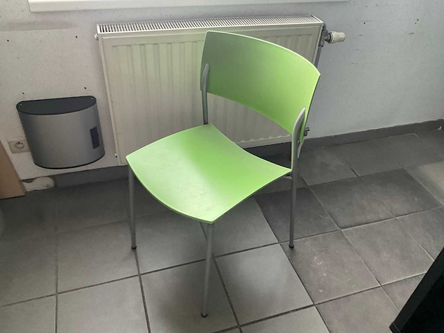 Wiesner hager stapelbare bijzetstoelen (6x) - afbeelding 3 van  3