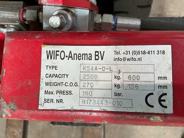 Wifo-anema k54a-o-l kistenkantelaar - afbeelding 5 van  7